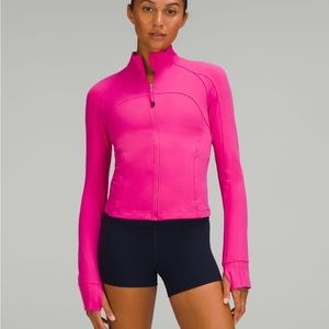 Lululemon cropped Define jacket Nulu Sonic Pink